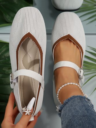 Plain All Season Casual Shallow Shoes