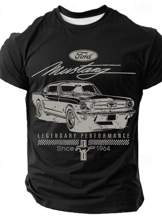 Mustang Script Legendary Cotton T-shirt