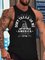 letter men’s Basics Tank Top