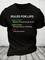 Rules For Life Cotton T-Shirt
