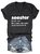 Seester Like A Sister V Neck Short Sleeve T-shirt