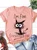 I'm Fine Everthing Is Fine Cat Lover Funny Print Sweatshirt