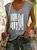 American Flag Casual Knit Tank