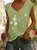 Flower Butterflies Print Women's Knit Tank