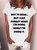 Old Geezer Funny Sayings Print Crew Neck T-shirt