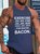 Exercise Bacon Funny Crew Neck Tank Top