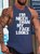 Mens Funny I’m Nicer Than My Face Looks Casual Knit Tank