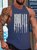 Rifle Flag Men's Sleeveless Casual Tank Top