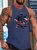 American flag  Neck Sleeveless Tank Top