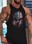 Men American Flag Sleeveless Tank Top