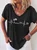 Womens Beach Heartbeat Summer Sleeveless Vacation Holiday V Neck Casual T-Shirt
