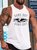 sea eagles men’s Casual Crew Neck Tank Top