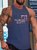 american flag men’s Sleeveless Casual Tank Top