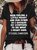 Womens I Have Kids Funny Letter Printed  Casual Short Sleeve  T-Shirt
