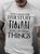 Mens I Fix Things Casual Text Letters T-Shirt