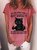 Let Me Pour You A Tall Glass Of Get Over It Oh And Here’s A Straw So You Can Suck It Up Women's Cat T-Shirt
