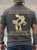 Men's Behind Every Daughter Who Believes In Herself Text Letters Cotton Casual T-Shirt