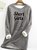 Women‘s Funny Short Girl Crew Neck Sweatshirt