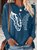 Women's Butterfly Letters Casual Top