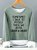 Women's Funny Casual Crew Neck Sweatshirt
