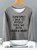 Women's Funny Casual Crew Neck Sweatshirt