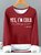 Women’s Yes I’m Cold I’m Always Cold Loose Text Letters Casual Sweatshirt