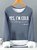 Women’s Yes I’m Cold I’m Always Cold Loose Text Letters Casual Sweatshirt