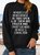 Women's Funny T-Shirt My Mind is Like My Web Browser Tee Letters Casual Sweatshirt