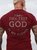 Men's God Father Letters Cotton Crew Neck Casual T-Shirt