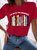 Women's I'm With The Banned Library For Book Lovers Funny Graphic Printing Text Letters Casual Cotton Loose T-Shirt