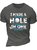 Men’s I Made A Hole In One Golf Crew Neck Regular Fit Casual Text Letters T-Shirt