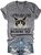 Women's Funny Qoute  Grumpy Cat Crew Neck Loose Casual T-Shirt