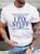 Men's That's What I Do I Fix Stuff And I Know Things Funny Graphic Printing Casual Cotton Text Letters Loose T-Shirt