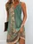 Notched Casual Jersey Loose Dress