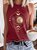 Women's Mystic Moon And Sun Celestial Moon Spiritual Crew Neck Casual Tank Top