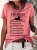 Women's Funny Cat Rules Graphic Printing Cotton-Blend Cat Casual Crew Neck T-Shirt