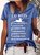Women's Funny Cat Rules Graphic Printing Cotton-Blend Cat Casual Crew Neck T-Shirt