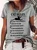 Women's Funny Cat Rules Graphic Printing Cotton-Blend Cat Casual Crew Neck T-Shirt