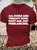Men's Funny All Dogs Are Therapy Dogs Most Are Just Freelancing Graphic Printing Casual Cotton Text Letters Loose T-Shirt