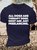Men's Funny All Dogs Are Therapy Dogs Most Are Just Freelancing Graphic Printing Casual Cotton Text Letters Loose T-Shirt