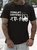 Men's Funny Forklift Certified Graphic Printing Text Letters Casual Cotton T-Shirt