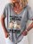 Women's I Pet Cats I Read Books And I Forget Things Crew Neck Casual T-Shirt
