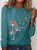 Women's Cat Dandelion Casual Cotton-Blend Shirt
