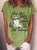 Women's Stil Talking A Cat Crew Neck Casual T-Shirt