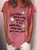 Women's Soft Kitty Warm Kitty Cat Cotton-Blend Crew Neck T-Shirt