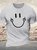 Men's T Cool Symbol Crew Neck Print Casual T-Shirt