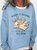 Women's Reading Is Dreaming Book Lover Casual Text Letters Sweatshirt