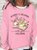 Women's Reading Is Dreaming Book Lover Casual Text Letters Sweatshirt