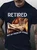 MenLs Crew Neck Retired Not My Problem Anymore Cat Lovers Letters Casual T-Shirt