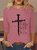 Women's Christian Cross Casual Shirt